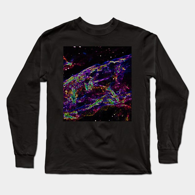 Black Panther Art - Glowing Edges 417 Long Sleeve T-Shirt by The Black Panther